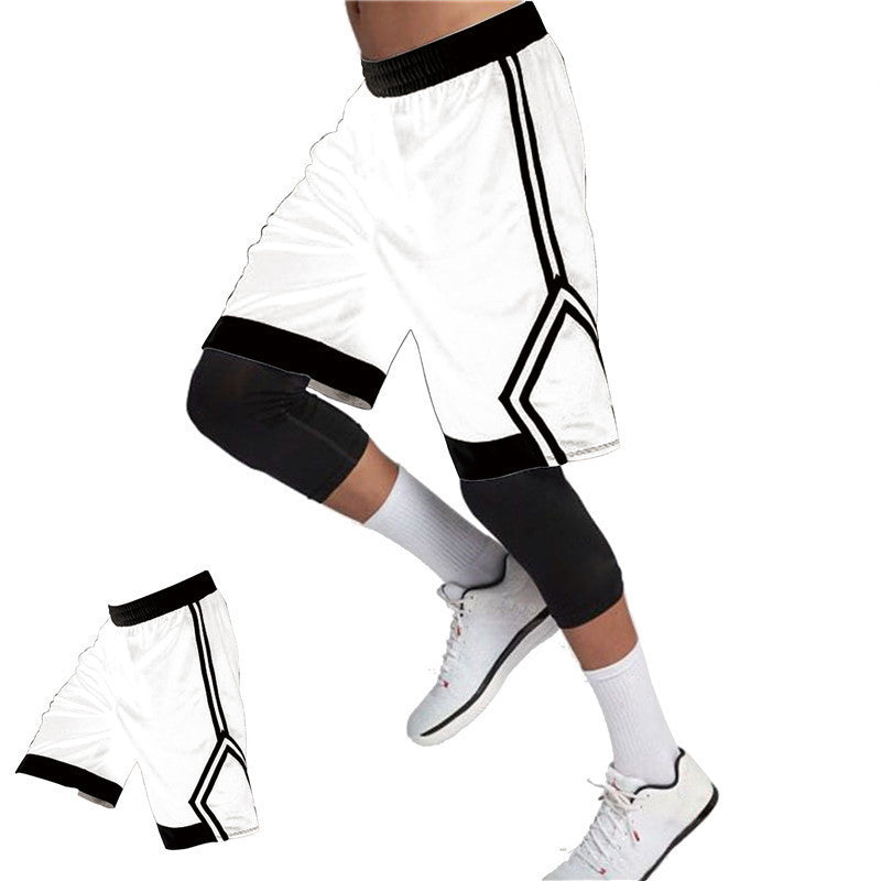 Summer New Men's Five Point Breathable Casual Sports Basketball Pants Shorts