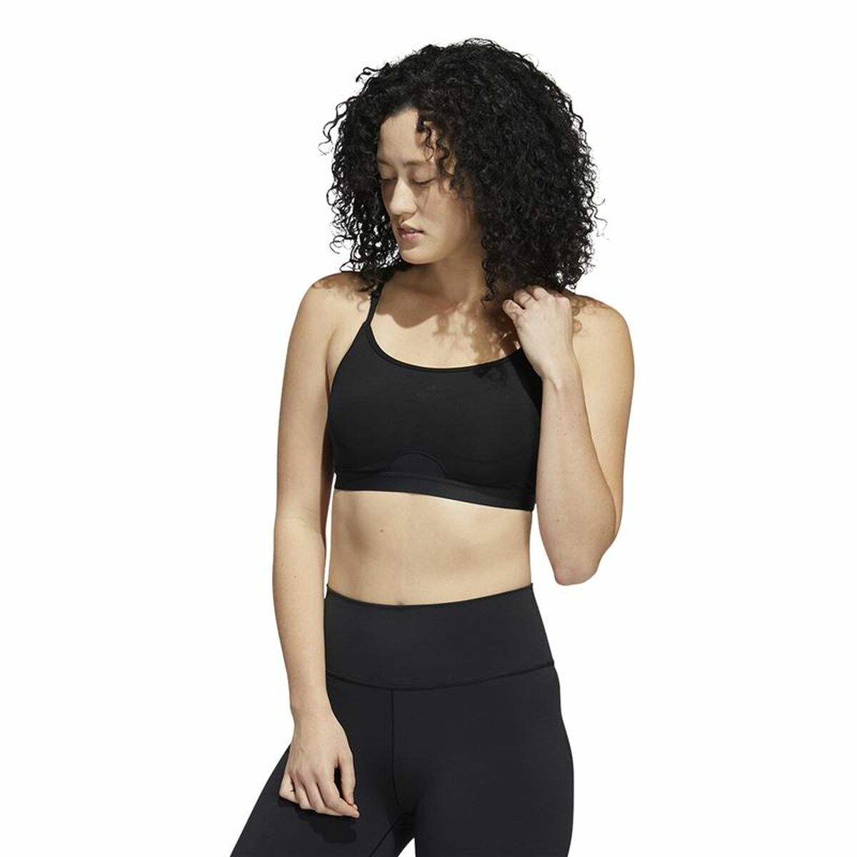 Sports Bra Adidas Aeroreact Black-4