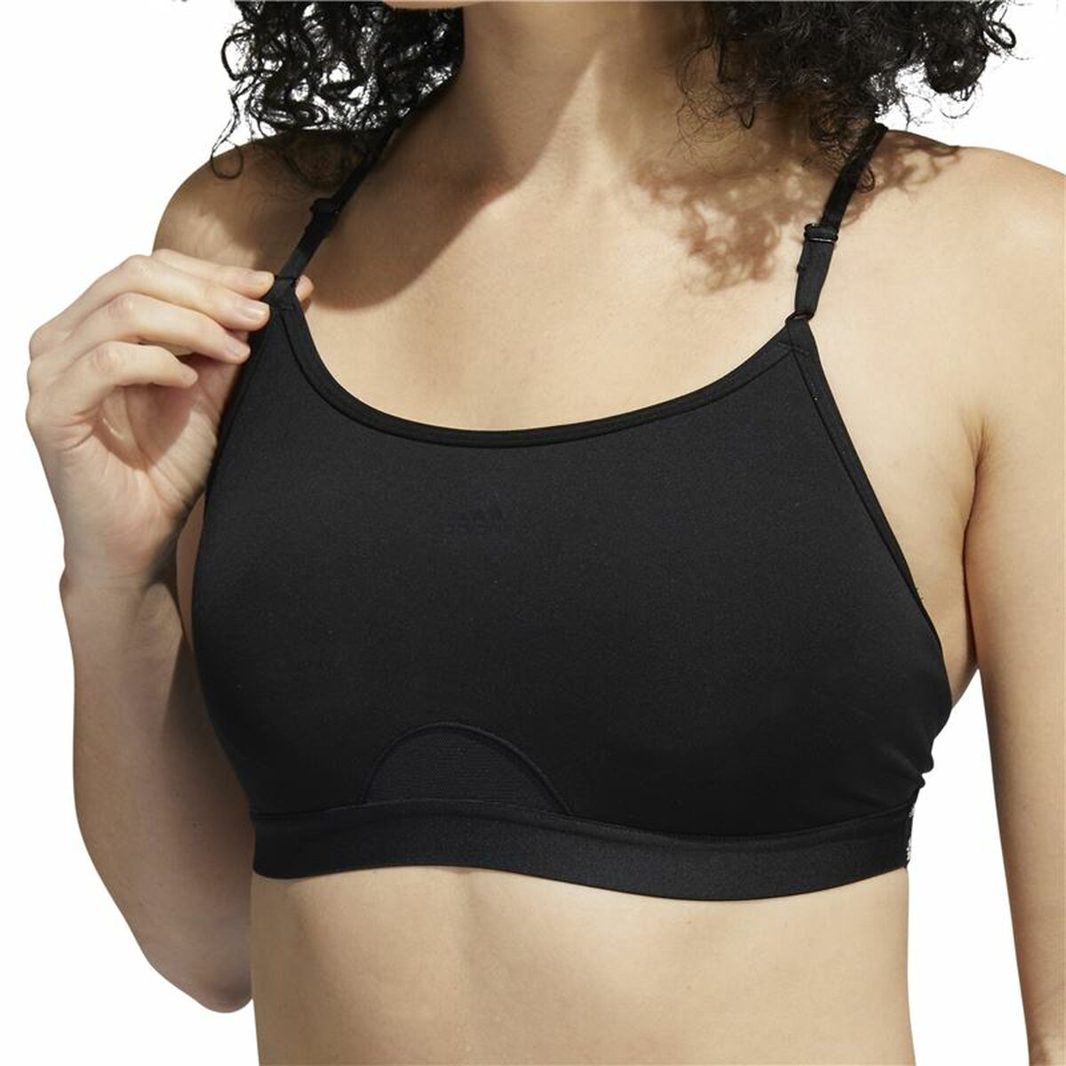 Sports Bra Adidas Aeroreact Black-2