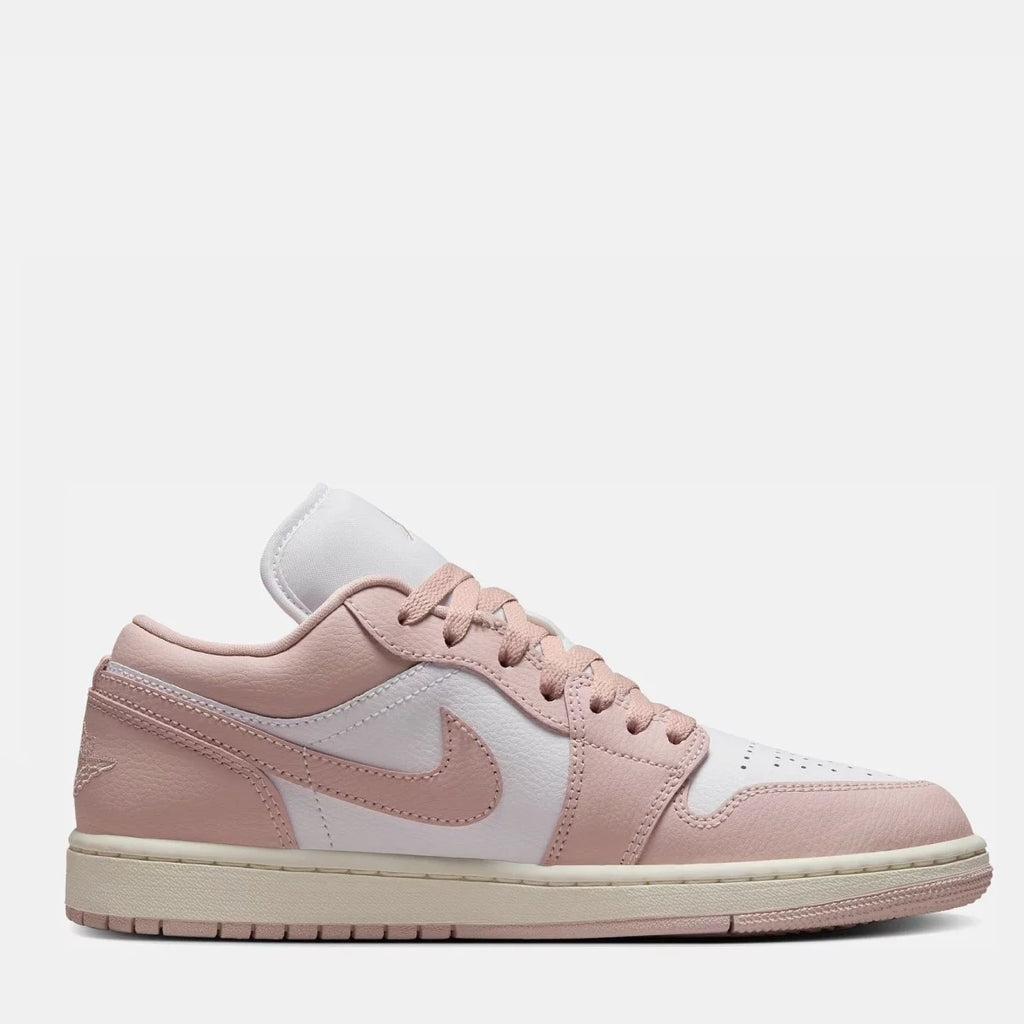 Air Jordan 1 Low White/Pink Oxford-Sail