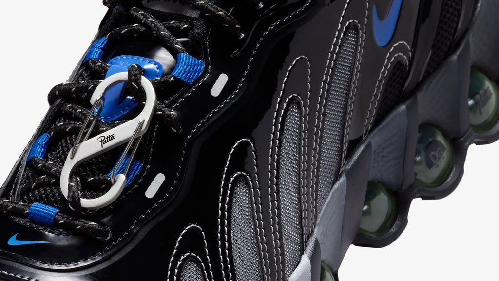 Nike Air Max Dn8 Patta Black Metallic Silver