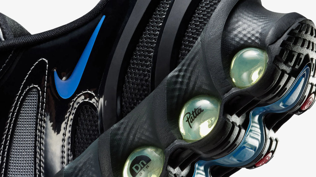 Nike Air Max Dn8 Patta Black Metallic Silver