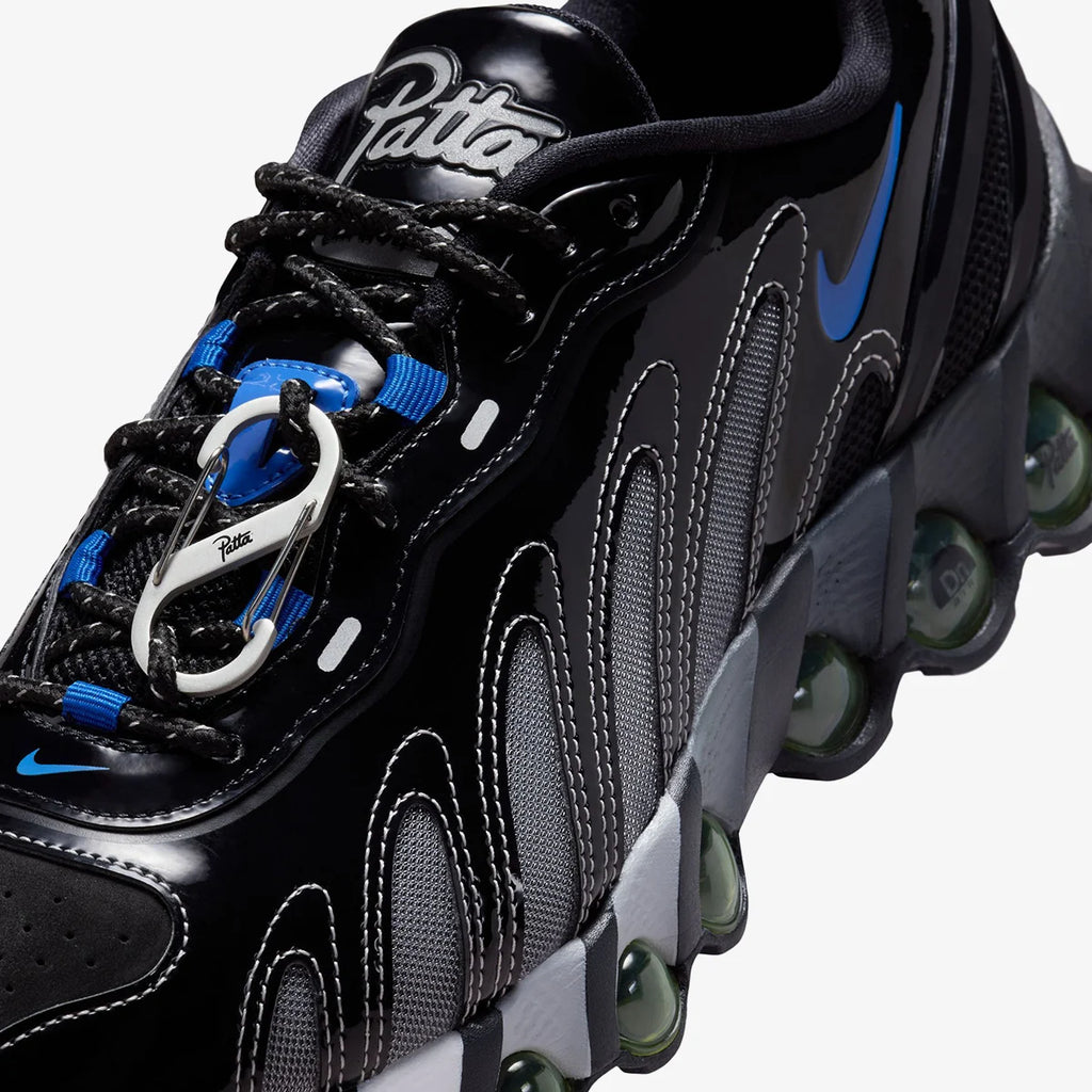 Nike Air Max Dn8 Patta Black Metallic Silver