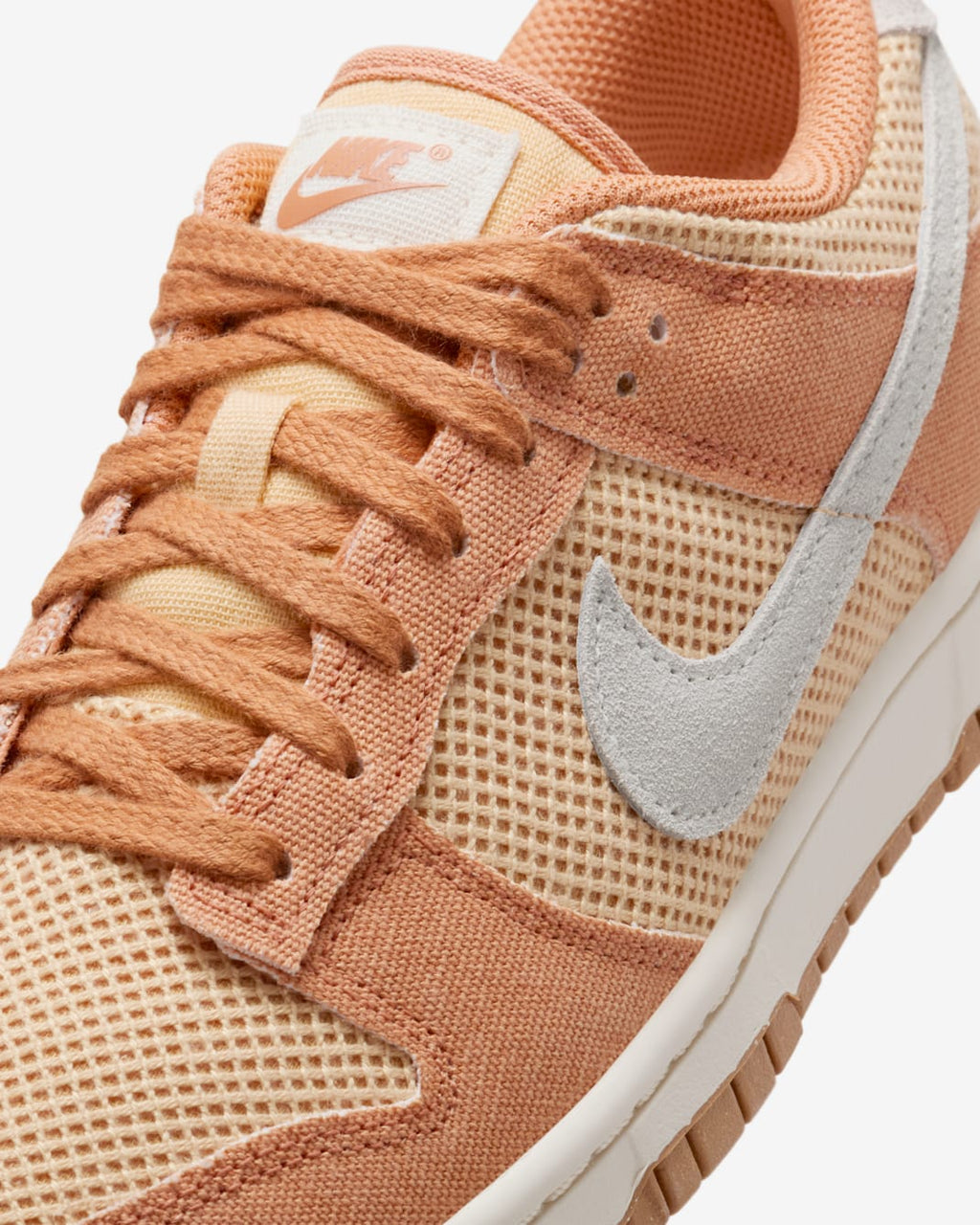 Nike Dunk Low Mesh Canvas Amber Brown