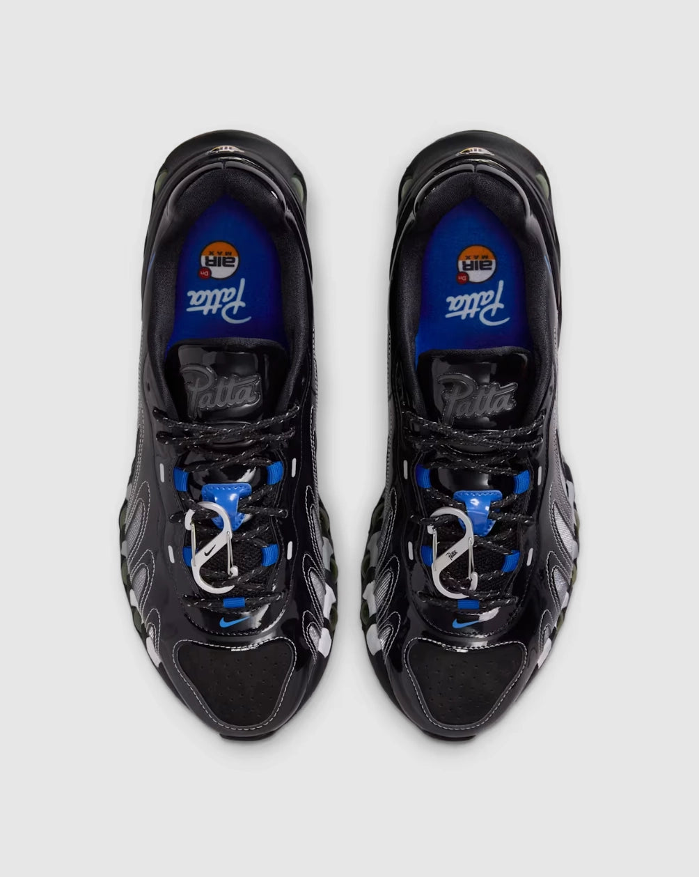 Nike Air Max Dn8 Patta Black Metallic Silver